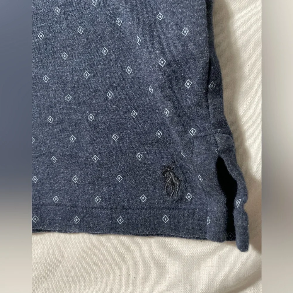 Polo Ralph Lauren Diamond Design Blue polo shirt men’s size XL